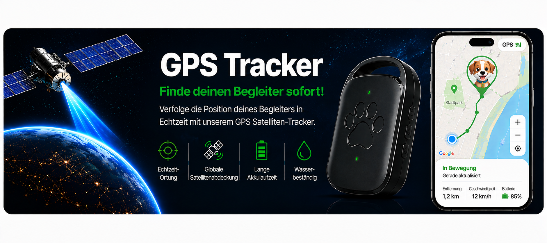 ChipRegister GPS Tracker zur Echtzeit-Ortung deines Begleiters